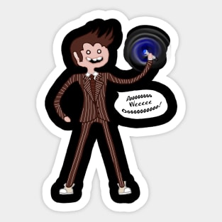 The Cute Tenth Doctor Sticker